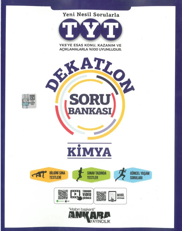 Ankara TYT Dekatlon Kimya Soru Bankası