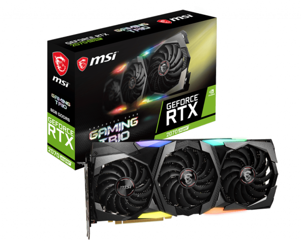 MSI RTX 2070 SUPER GAMING TRIO 8GB GDDR6 DP HDMI 256Bit