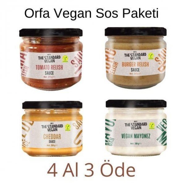 Orfa Vegan Sos Paketi 4 Al 3 Öde
