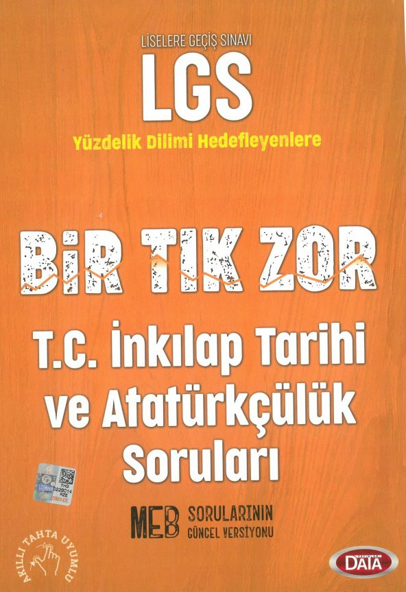 Data 8. Sınıf LGS T.C. İnkılap Tarihi ve Atatürkçülük Bir Tık Zor Soruları