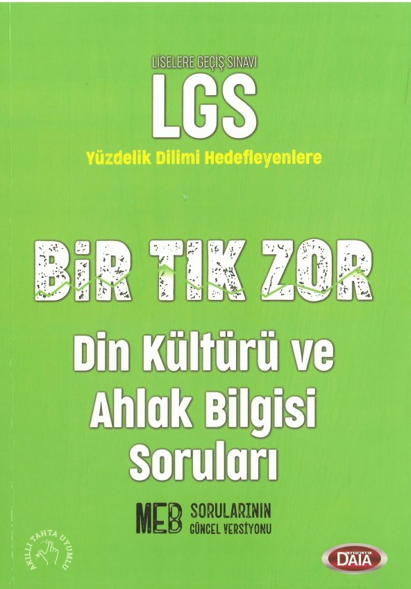 Data 8. Sınıf LGS Din Kültürü ve Ahlak Bilgisi Bir Tık Zor Soruları