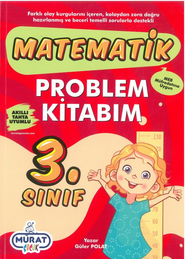 Murat 3.Sınıf Matematik Problemler Kitabım