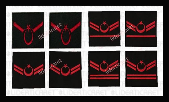 Jandarma Harici Uzman Çavuş rütbeleri Siyah Renk - 2