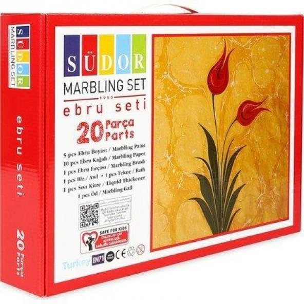 SUDOR EBRU BOYASI SETI 20 PARCA (SD85A4) - 2