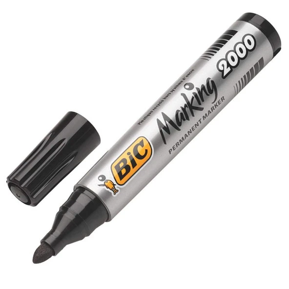 BIC PERMANENT MARKER 2000 SIYAH TEKLI ürün görseli 1