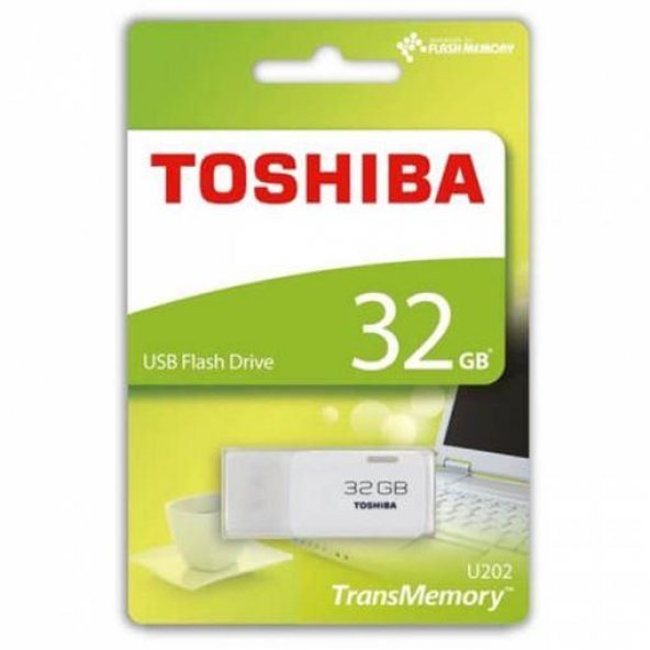 TOSHIBA 32GB HAYABUSA FLASH DISK BEYAZ USB2.0 - 2
