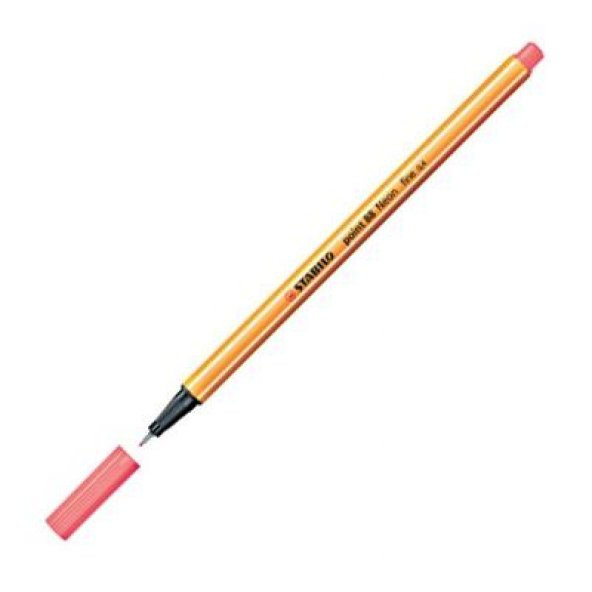 STABILO FINELINER KALEM FOS.KIRMIZI TEKLI (88/040) - Resim 2