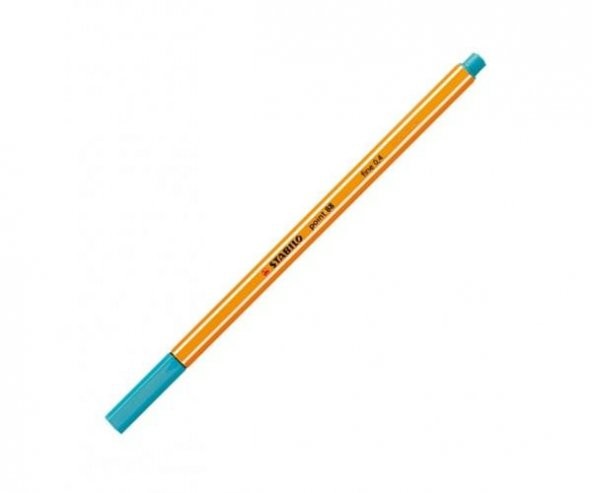 STABILO FINELINER KALEM TURKUAZ MAVI TEKLI (88/51) - Resim 2