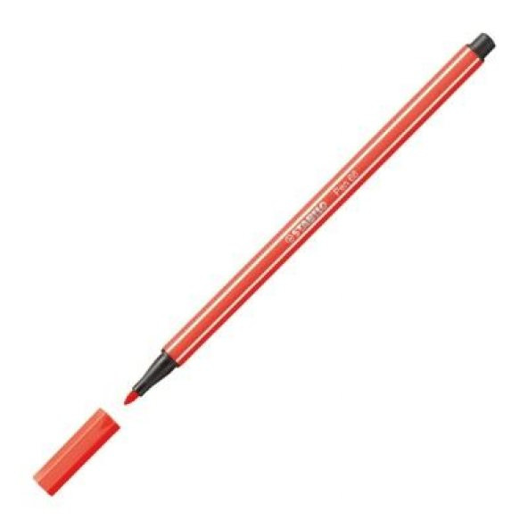 STABILO PEN  KECELI KALEM ACIK KIRMIZI (68/40) - 2