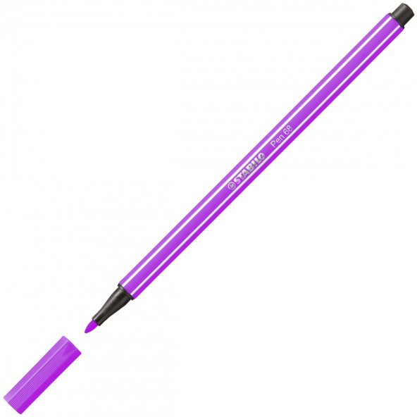 STABILO PEN  KECELI KALEM LILA (68/58) - Resim 2