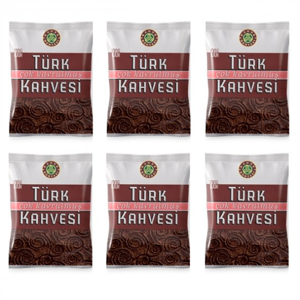 Kahve Dünyası Çok Kavrulmuş Türk Kahvesi 100 gr (6lı Paket)
