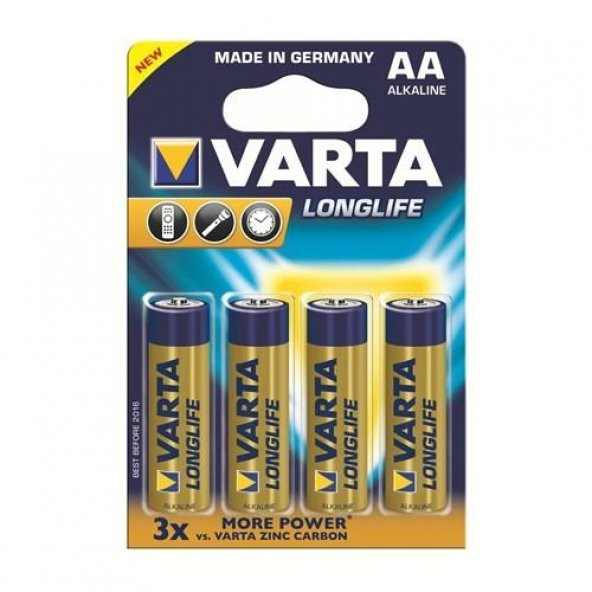 VARTA LONGLIFE KALEM PIL 4LU ALKALIN (5157) - 2