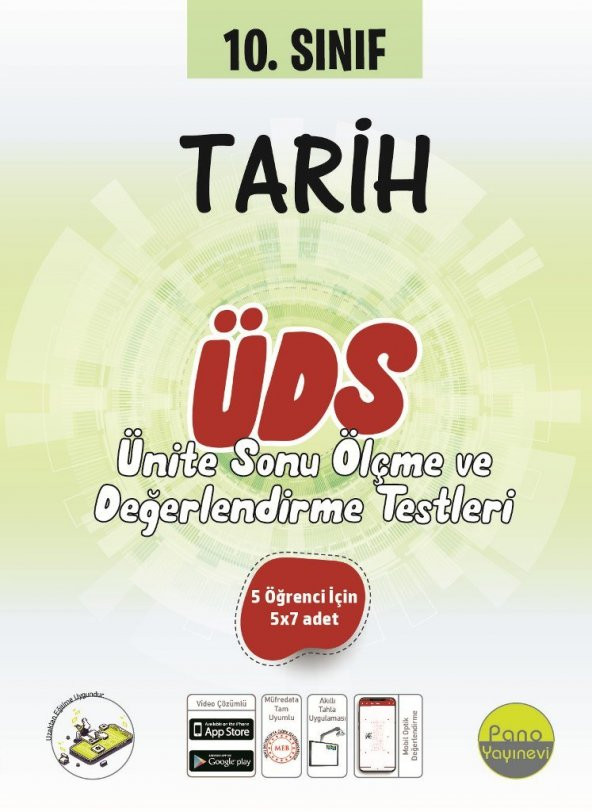 Pano 10. Sınıf Tarih Ünite Değerlendirme Sınavı (5 öğrencilik 5x7 ürün görseli 1