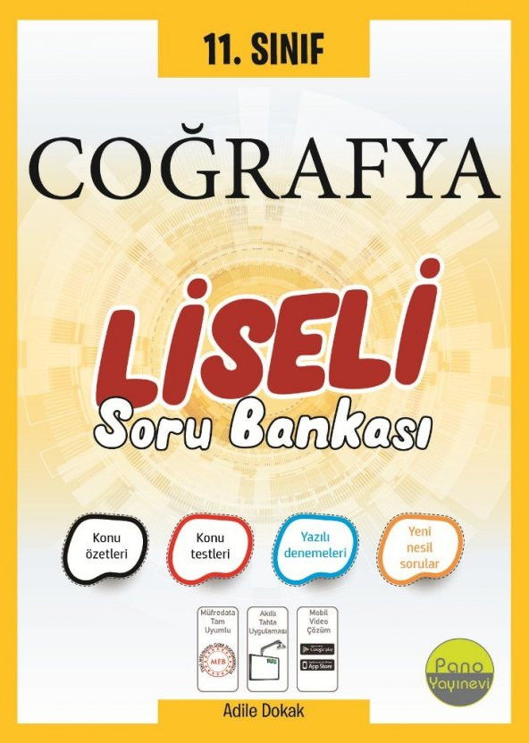 Pano 11. Sınıf Coğrafya Soru Bankası (Liseli)