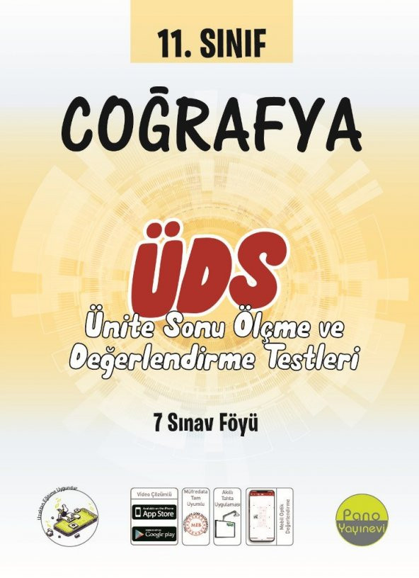 Pano 11. Sınıf Coğrafya Ünite Değerlendirme Sınavı (7 Sınav)