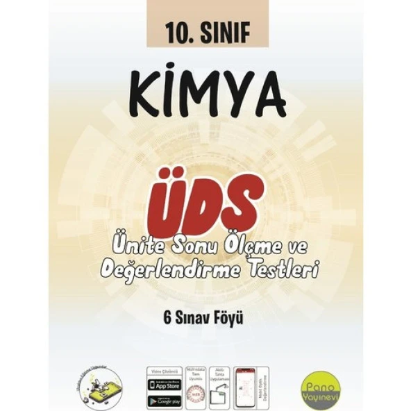 Pano 10. Sınıf Kimya Ünite Değerlendirme Sınavı (6 Sınav) ürün görseli 1
