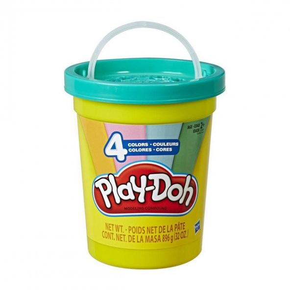 Play-Doh Süper Kova 4lü Hamur - Modern Renkler - 1