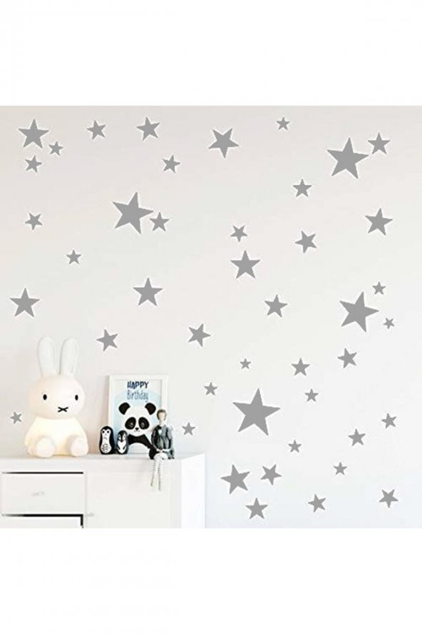 Yıldız Duvar Sticker 3-4-5 cm 100 adet - 1