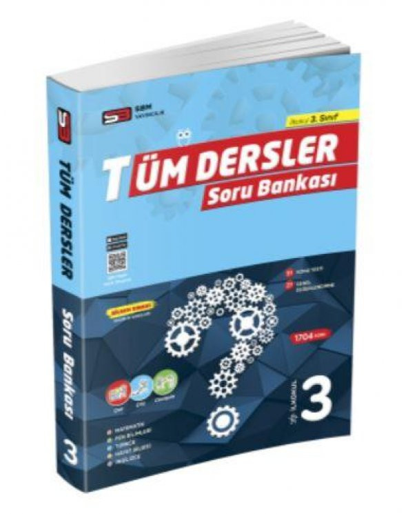 SBM Yayınları 3. Sınıf Tüm Dersler Soru Bankası BİLSEM 2020