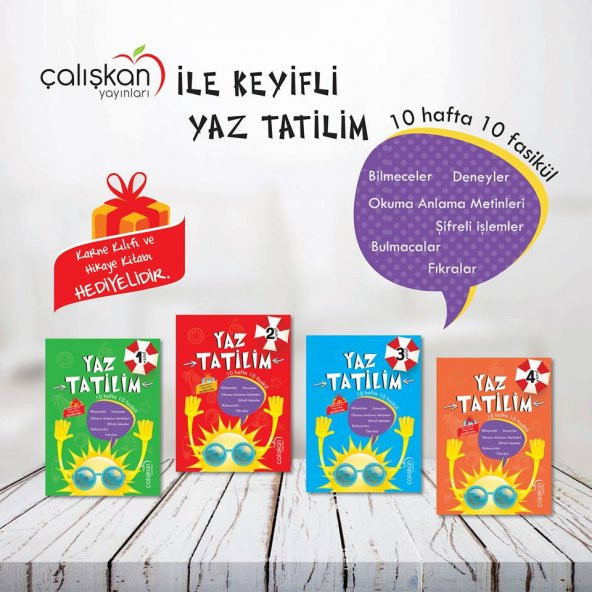 Çalışkan 4. Sınıf Yaz Tatili Tatil Kitabı 5. Sınıfa Geçenler İçin - 1