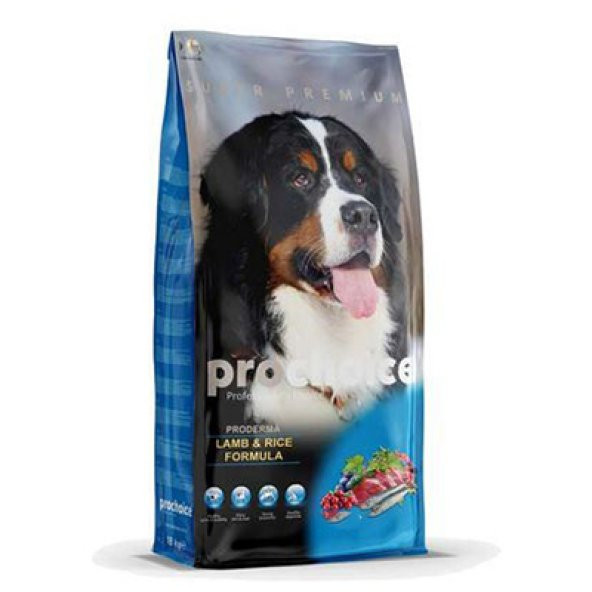 Pro Choise Proderma Yetişkin Kuzulu Köpek Kuru Maması 18 Kg