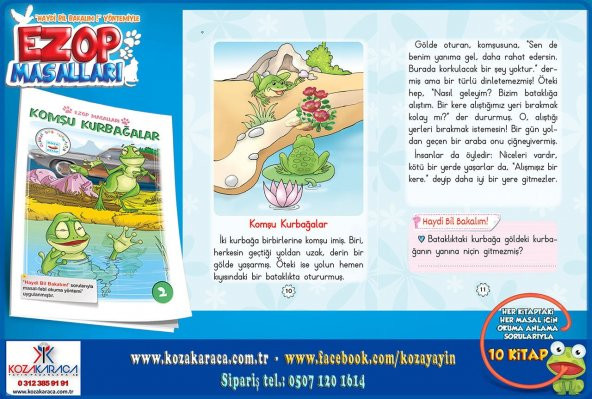 Koza Yayın Ezop Masalları (10 Kitap) - 3