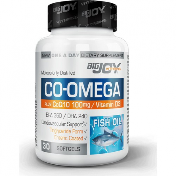 Bigjoy Vitamins CO-OMEGA 30 Softgels
