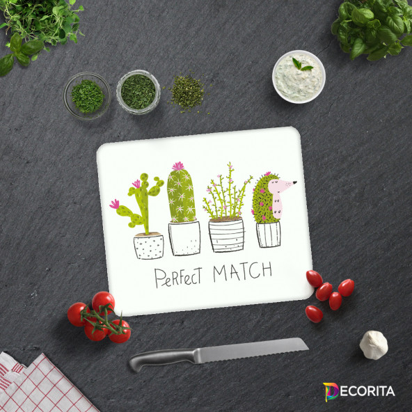 DECORITA Cam Kesme Tahtası- Perfect Match - 2