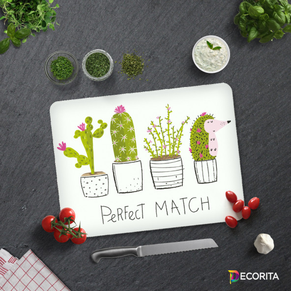 DECORITA Cam Kesme Tahtası- Perfect Match - 3