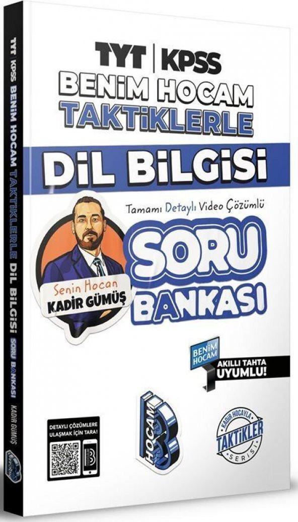 Benim Hocam Yayınları 2022 TYT-AYT-KPSS Taktiklerle Dil Bilgisi Soru - 1