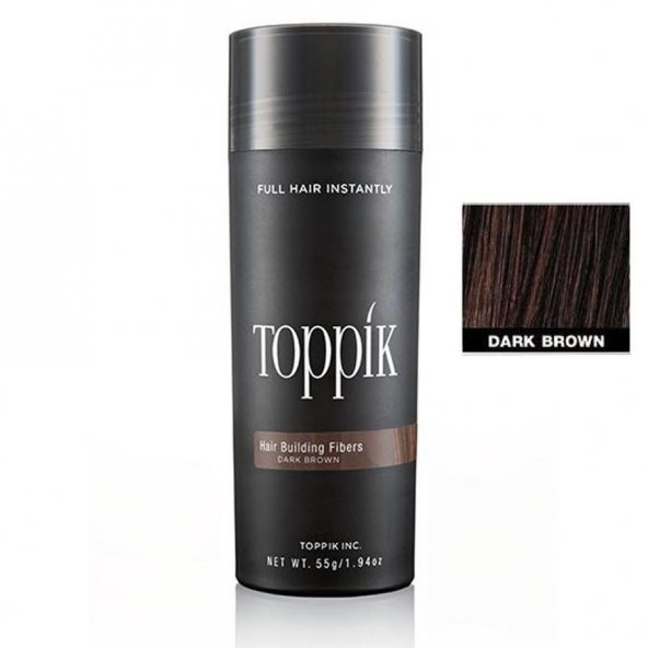Toppik 55 Gr Koyu Kahve Saç Tozu - Orjinal ürün