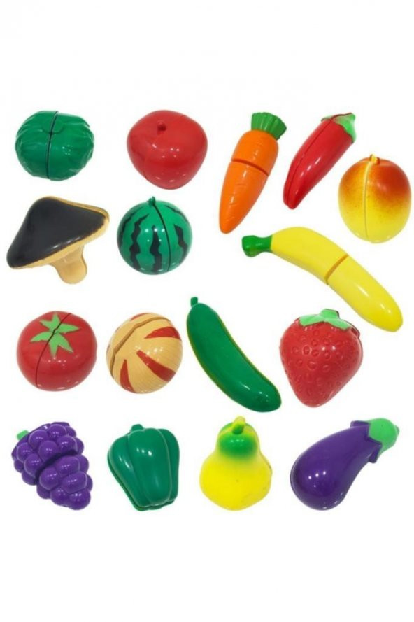 BİRLİK KESİLEBİLEN MEYVE&SEBZE MANAV 41 PARÇA URT007 - 2