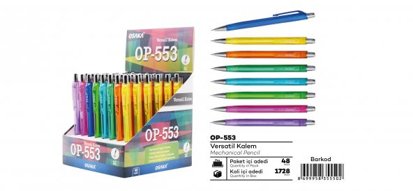 OSAKA VERSATİL 0.7 UÇLU KALEM OP-553 - 1