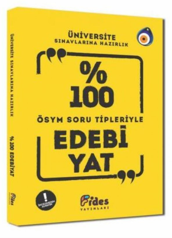Fides ÖSYM Soru Tipleriyle Yüzde 100 Edebiyat