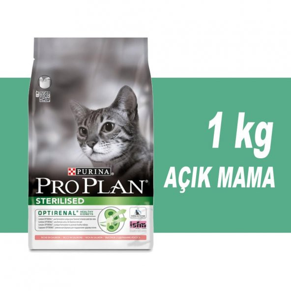 Pro Plan Sterilised Somonlu Kısır Açık Kedi Maması 1 KG Paketten Bölme