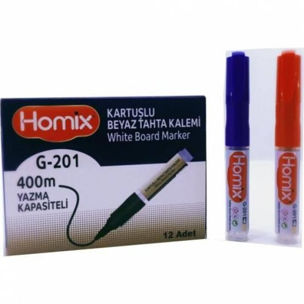 HOMİX G 201 KARTUŞLU TAHTA KALEMİ MAVİ