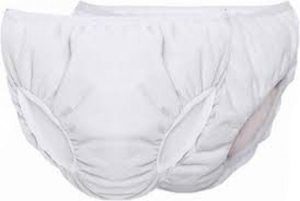 UNİSEX BEBEK 2 Lİ BEYAZ ALIŞTIRMA KÜLODU SIZDIRMAZ KÜLOT