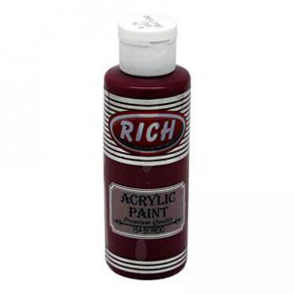 Rich Master Akrilik Boya Bordo 120Cc 120-118 (1 Adet)
