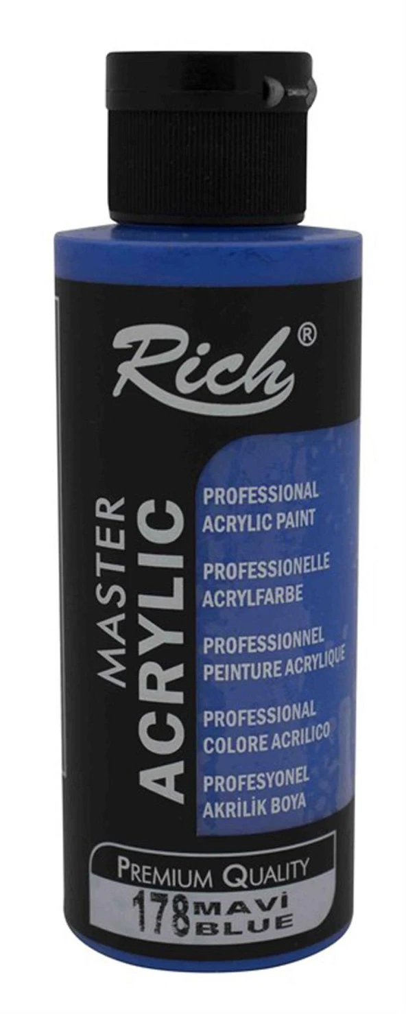 Rich Master Akrilik Boya Mavi 120cc 178