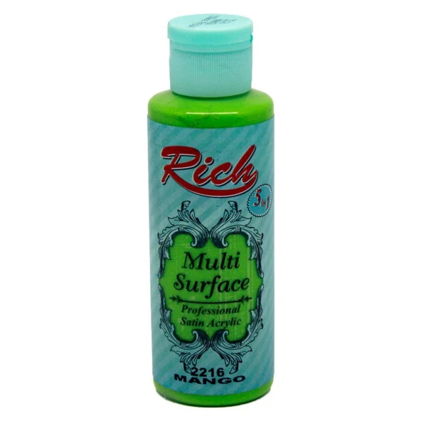 Rich Multi Surface Akrilik Boya Mango 120cc 120-2216 (1 Adet)