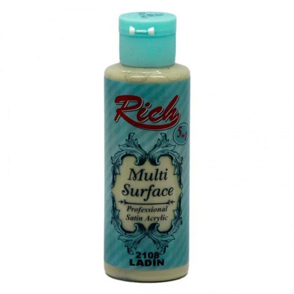Rich Multi Surface Akrilik Boya Ladin 120cc 120-2108 (1 Adet)