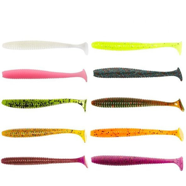 Lucky John S-Shad Tail 2.8 (7.11 cm) 7P Silikon Yem - 5