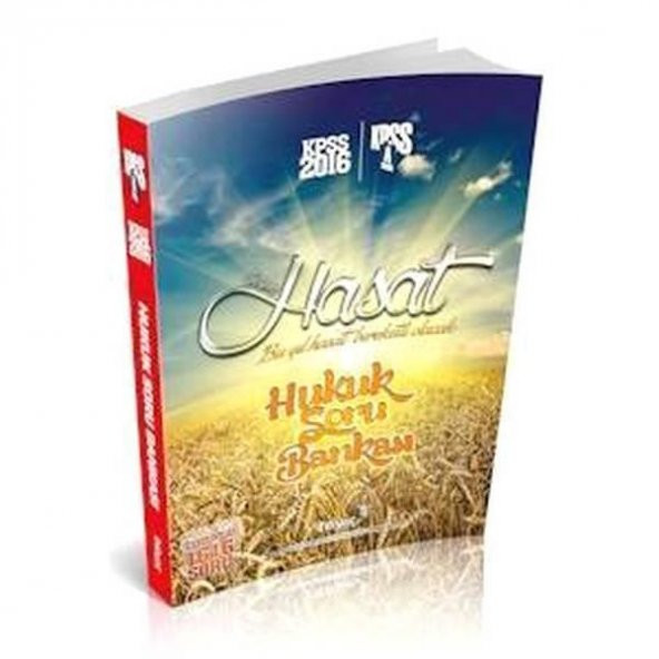 İhtiyaç KPSS A Grubu Hasat Hukuk Soru Bankası 2016