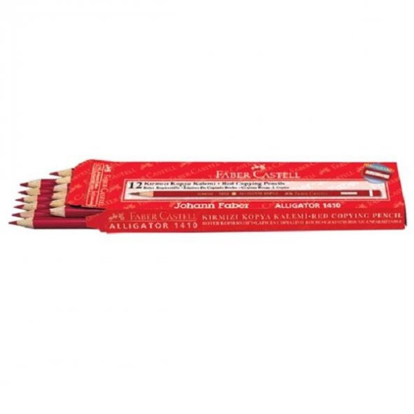 Faber Castell Kopya Kalemi Kırmızı 12 Adetli Kutu