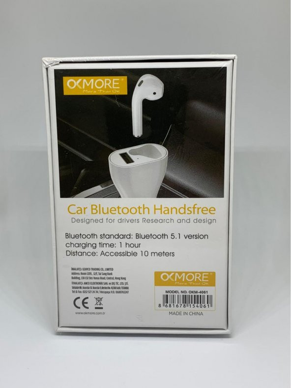 OKM-Okmore Araç İçi Bluetooth Kulaklık