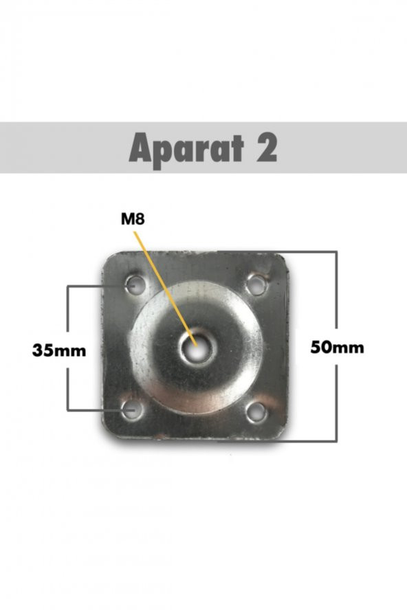 4 Ad. Ortaçağ Tarzı Ahşap Konik Ayak - Sehpa Ayağı - 42-46-50 cm Aparat Dahil - 7