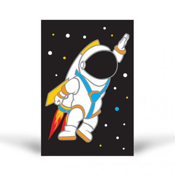 Astronot-1 Tuz Boyama Oyunu, Eğitici Aktivite, Kum Boyama Oyunu - 2