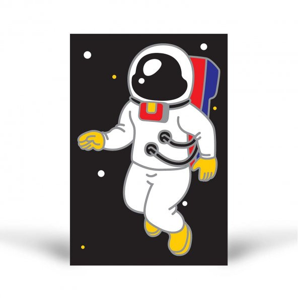 Astronot-2 Tuz Boyama Oyunu, Eğitici Aktivite, Kum Boyama Oyunu - 2