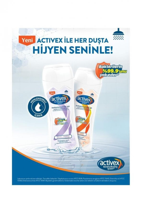 Antibakteriyel Duş Jeli Aktif 2x450ml - 4