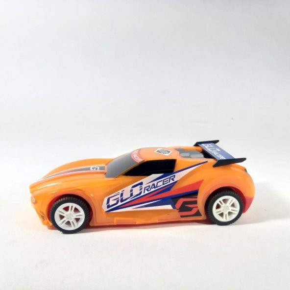 Sesli ve Işıklı Glo Racer Çek Bırak Araba 18 cm - 5
